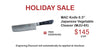 Holiday Sale 2025 Professional Series 6 1/2" Japanese Vegetable Cleaver (MJU-65)