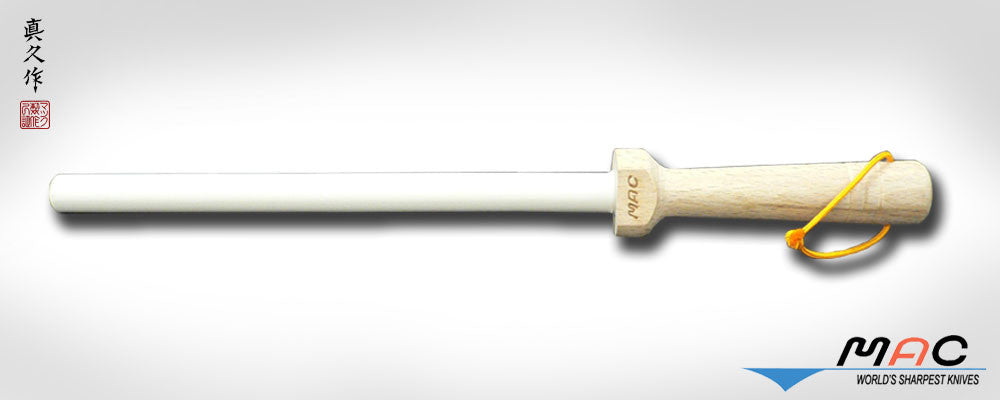 MAC 8 1/2" White Ceramic Honing Rod (SR-85) - MAC Knife